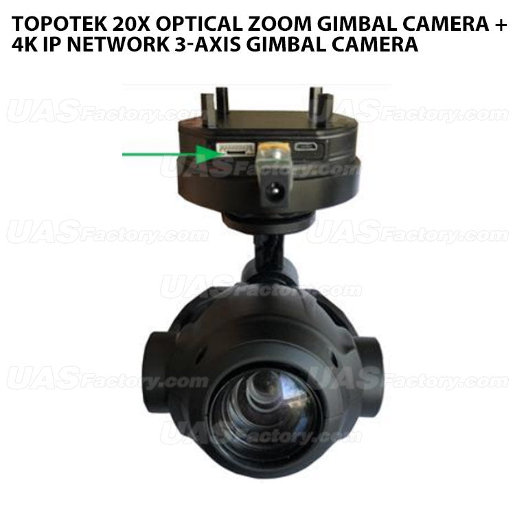 Topotek HI20S77 20x Optical Zoom Gimbal camera + 4K IP Network 3-Axis Gimbal camera Topotek HI20S77 20x Optical Zoom Gimbal camera + 4K IP Network 3-Axis Gimbal camera